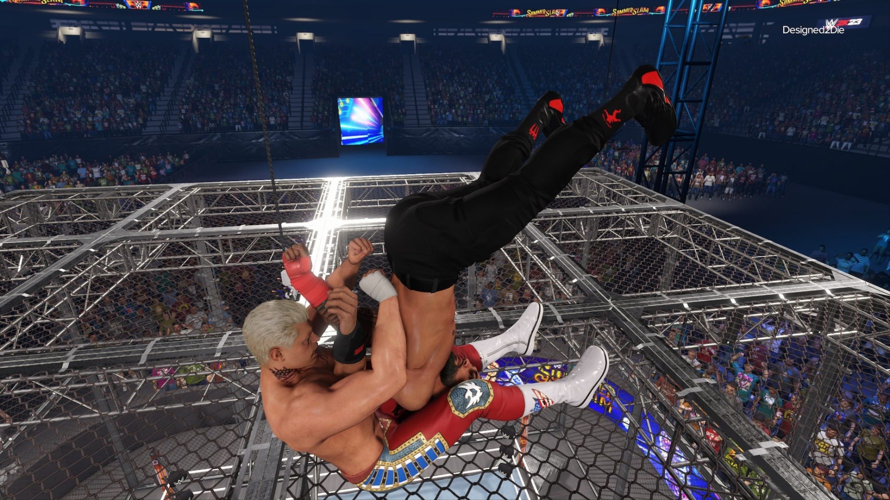 WWE 2K23 Hell in a Cell 控制指南 Top Cell