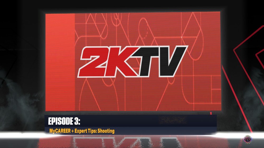 NBA 2k24 2KTV 的图形展示，这是在 NBA 2k24 中快速赚取 VC 的重要方式。