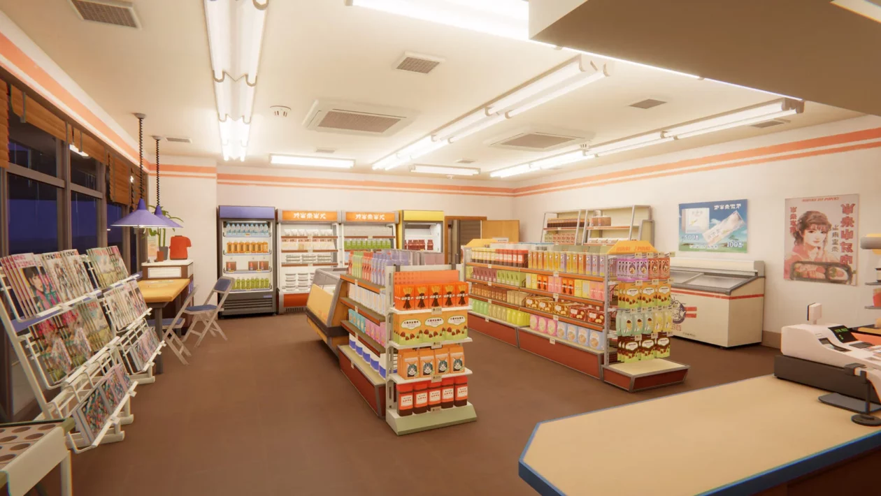 inKONBINI：一家商店。 许多故事，永井工业，明年我们将成为日本商店的女售货员