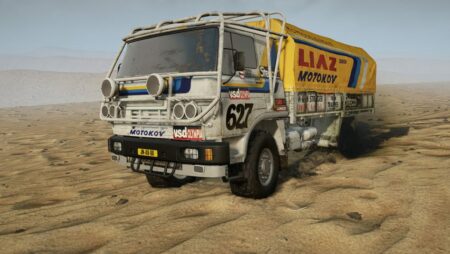 巴黎-达喀尔拉力赛的 LIAZ 赛车将前往 SnowRunner