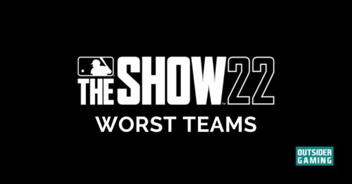 MLB The Show 22：最差球队