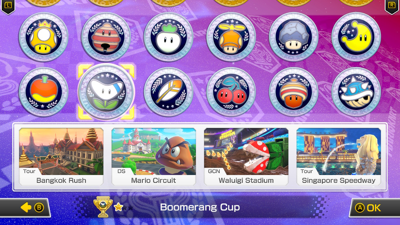 马里奥赛车 8 Wave 4 Boomerang Cup