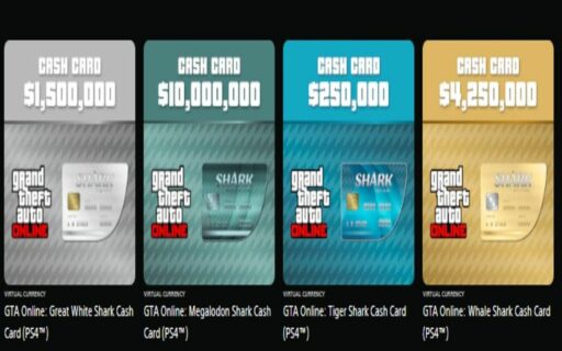 Get the best deal on GTA 5 Shark Cards with bonus rewards