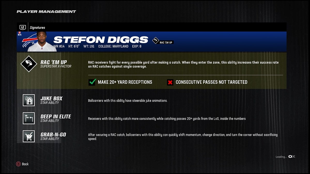 《Madden 24》最佳外接手 Stefon Diggs