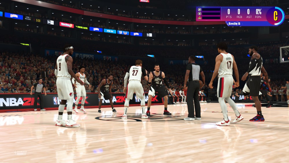 NBA 2k24 中奖励 VC 的定时挑战快照。