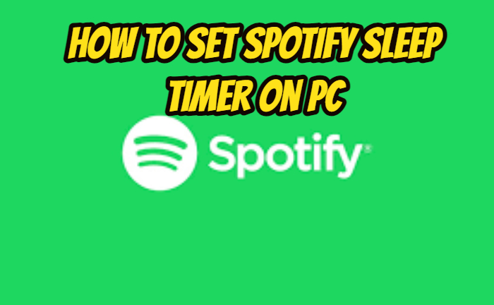 PC 上的 Spotify 睡眠定时器