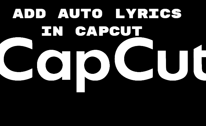     在 CapCut 中添加自动歌词