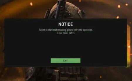 MW3 Error