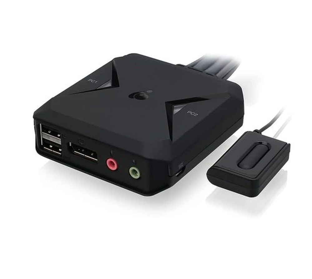 IOGEAR-2-端口-USB-DisplayPort