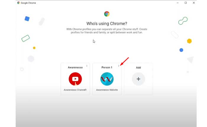 如何删除 Chrome 添加配置文件的功能