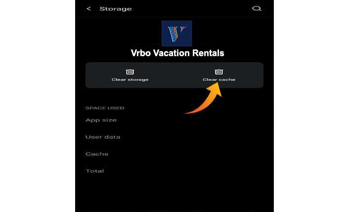 Vrbo 应用程序不工作