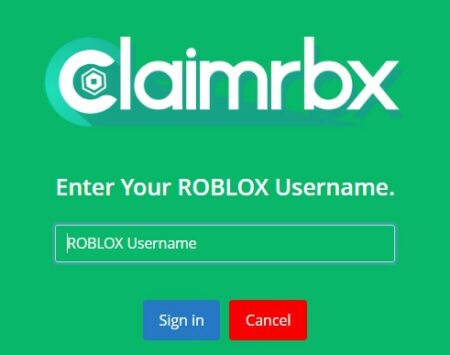 Claimrbx 促销代码