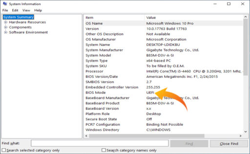 UEFI 固件设置不显示