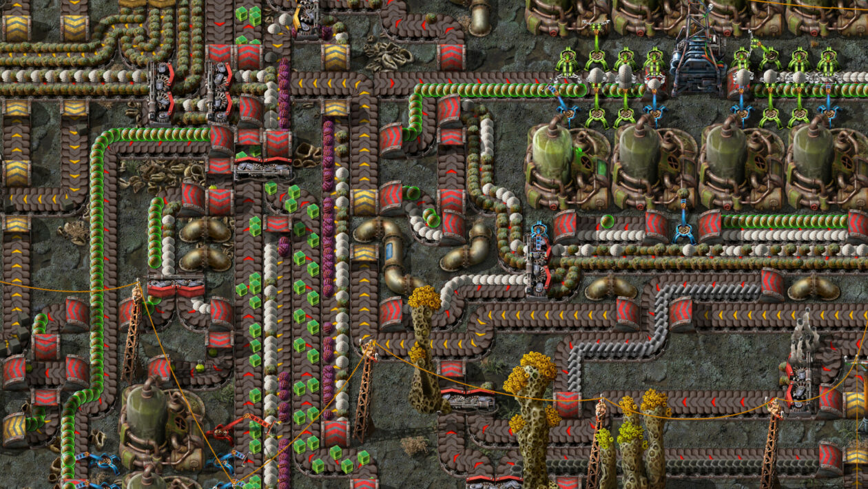 Factorio、Wube Software LTD.、Factorio：太空时代扩展包将于 10 月发布