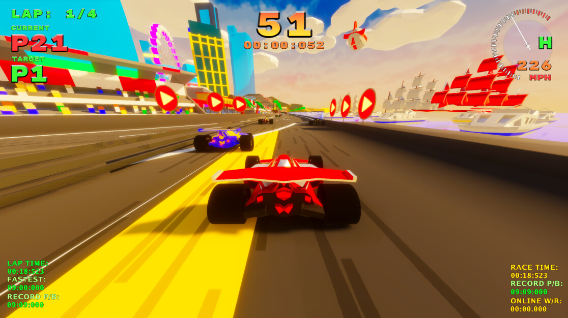 新的复古比赛让人想起 Virtua Racing