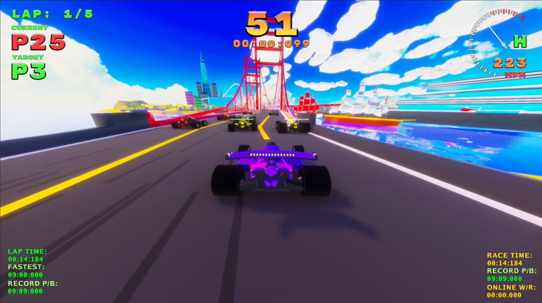 新的复古比赛让人想起 Virtua Racing