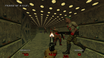 Doom，id Software，以 Doom 64 风格玩《Doom I》和《Doom II》