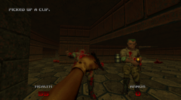 Doom，id Software，以 Doom 64 风格玩《Doom I》和《Doom II》