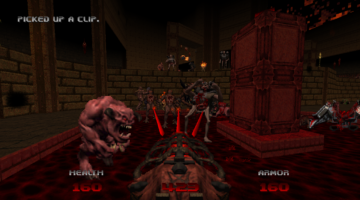 Doom，id Software，以 Doom 64 风格玩《Doom I》和《Doom II》