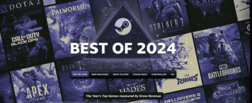 Steam 2024 年最畅销游戏：《Apex Legends》、《Elden Ring》和《博德之门 3》成为焦点