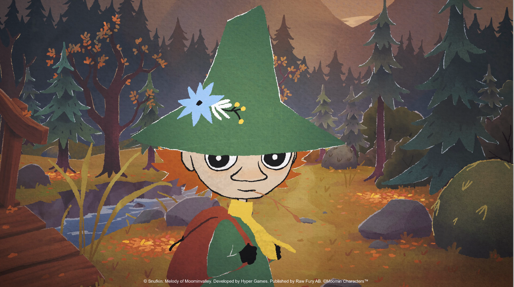 《The Fuddler's Courtship DLC》中的《Snufkin: Melody of Moominvalley》游戏截图