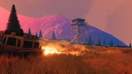 over the hill, Funselektor Labs, Modrunner + Firewatch + Top Gear = over the hill