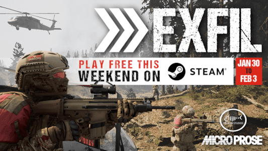 Exfil：本周末在Steam上免费玩。 1月30日至2月3日。微蛋白酶。