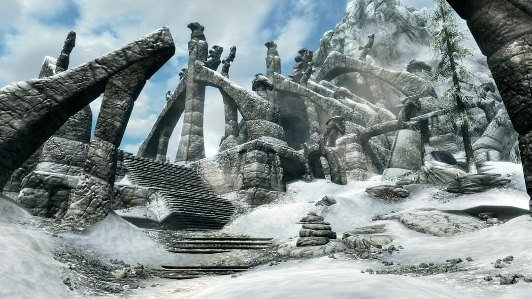 Skyrim有史以来最好的单人游戏之一的屏幕截图