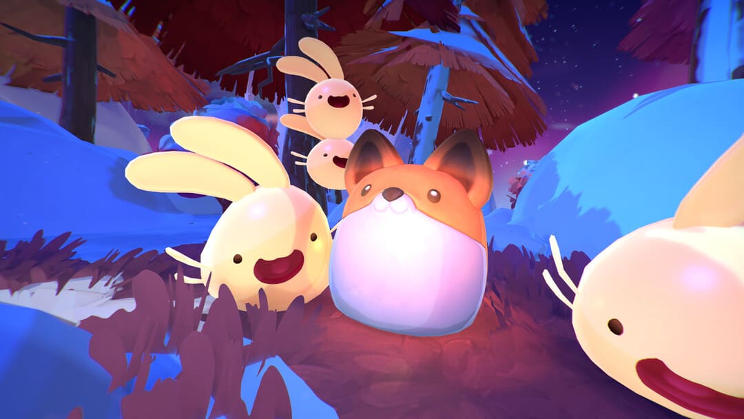 Slime Rancher 2的屏幕截图显示了一些泥浆和戈克斯般的东西