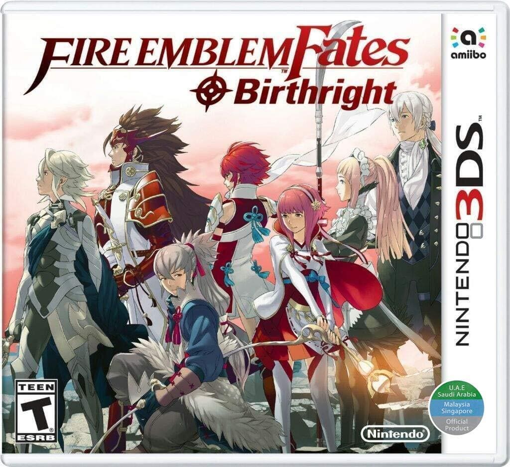 游戏的盒子盖Fire Emblem Fates出生权仍然可用的最好的3DS游戏之一