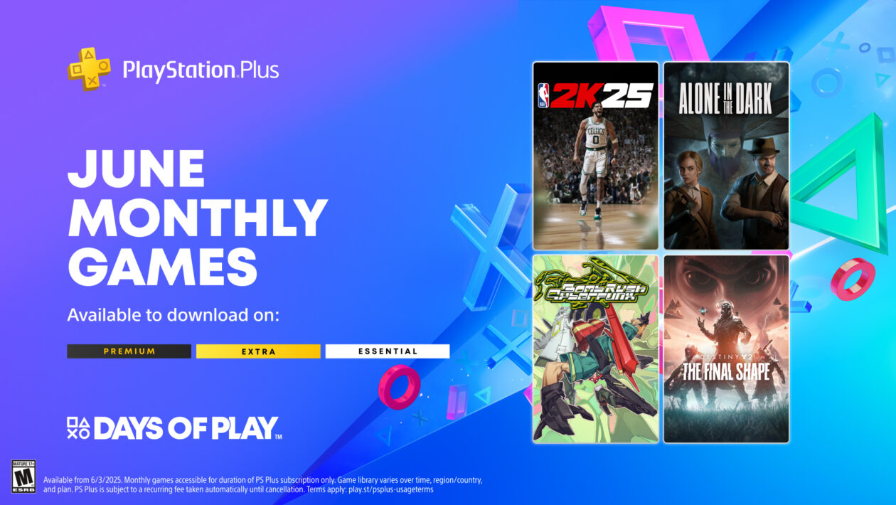 PlayStation Plus将在6月提供四场比赛