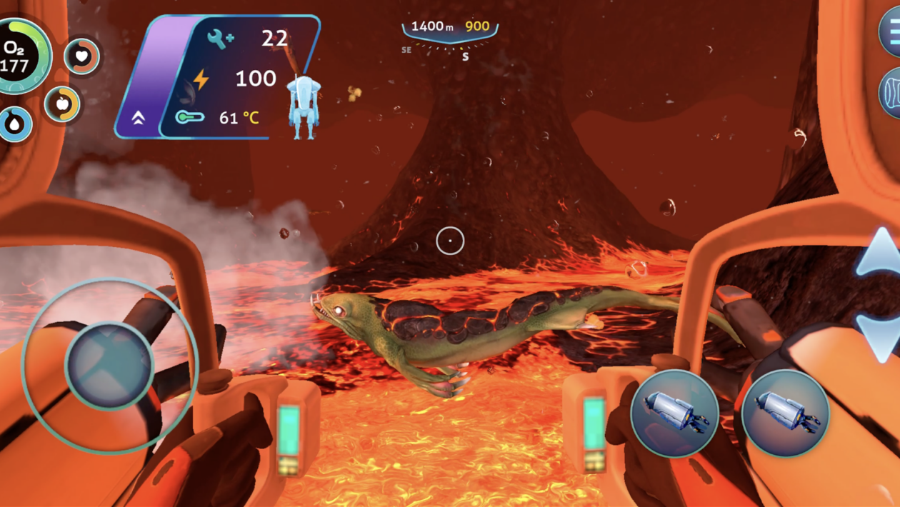 Subnautica正在前进手机和片剂