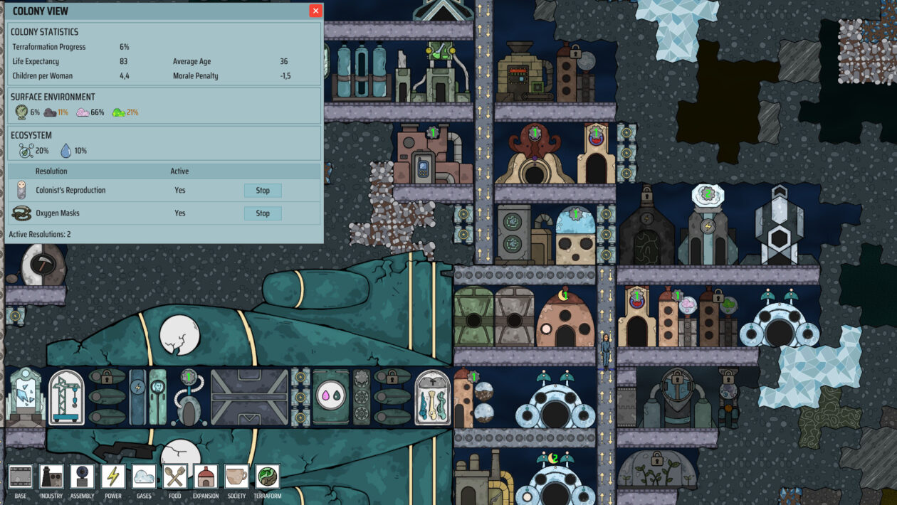 Exocolony：行星生存，Simplemole，捷克策略Exocolony以完整版本发布
