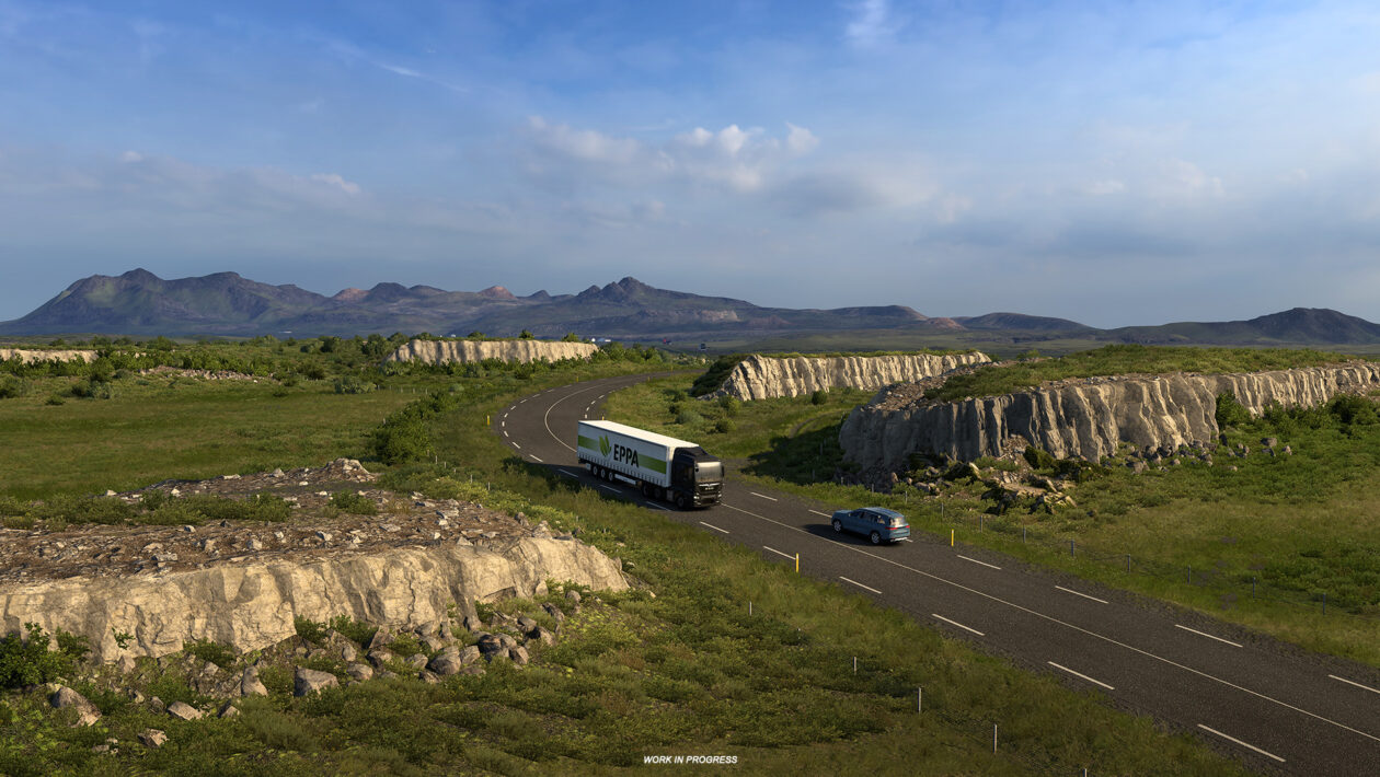 Euro Truck Simulator 2，SCS软件，SCS软件吸引了冰岛