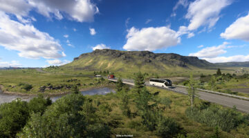 Euro Truck Simulator 2，SCS软件，SCS软件吸引了冰岛