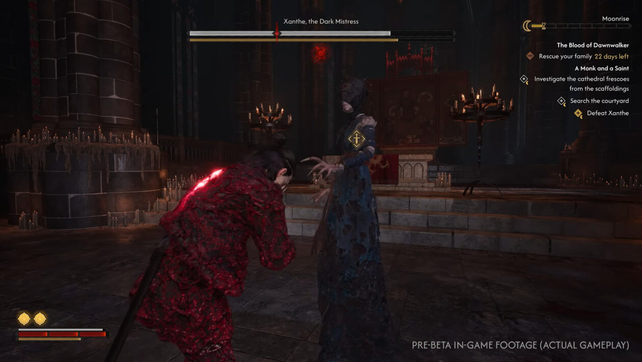 Dawnwalker，Bandai Namco Entertainment的血，Dawnwalker SeChlubíGameplayem的鲜血