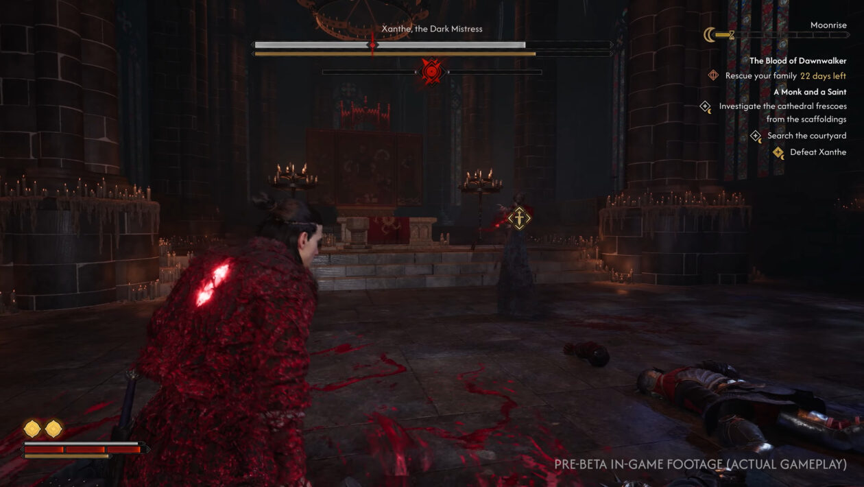 Dawnwalker，Bandai Namco Entertainment的血，Dawnwalker SeChlubíGameplayem的鲜血
