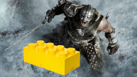 The Elder Scrolls V: Skyrim, Bethesda Softworks, Pokochejte se mapou Skyrimu z kostek Lega
