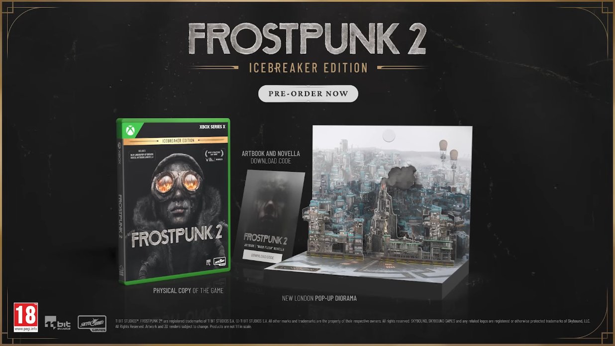 Frostpunk 2，11位Studios，Frostpunk 2将于9月到达控制台