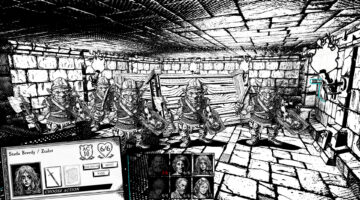 手绘黑白RPG就像动画D＆D