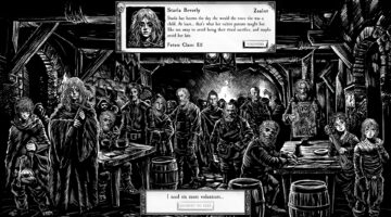 手绘黑白RPG就像动画D＆D
