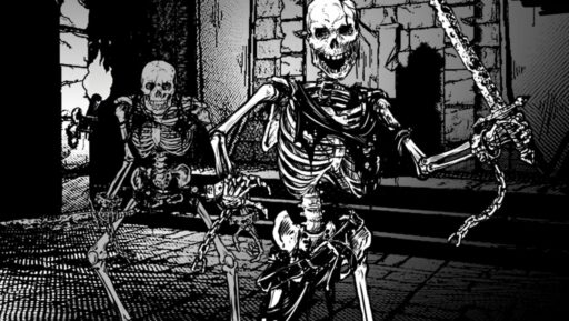 Ručně kreslené černobílé RPG je jako oživlé D&D