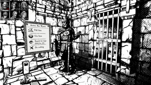 Ručně kreslené černobílé RPG je jako oživlé D&D