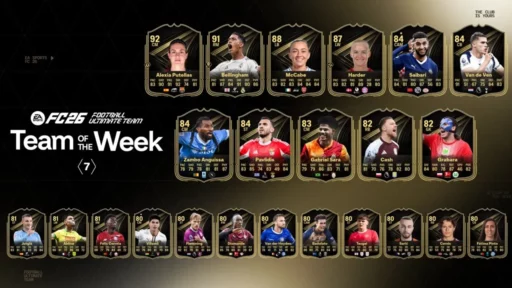 EA FC 26 TOTW 7 发布
