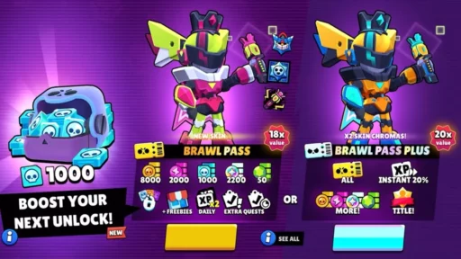 Brawl Stars 第 45 季 Mechmas：所有皮肤和更新